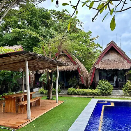 Krisna Bungalows And Restaurant Sekotong Exterior photo